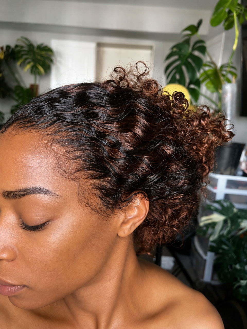 1-1 hair strand ventilation